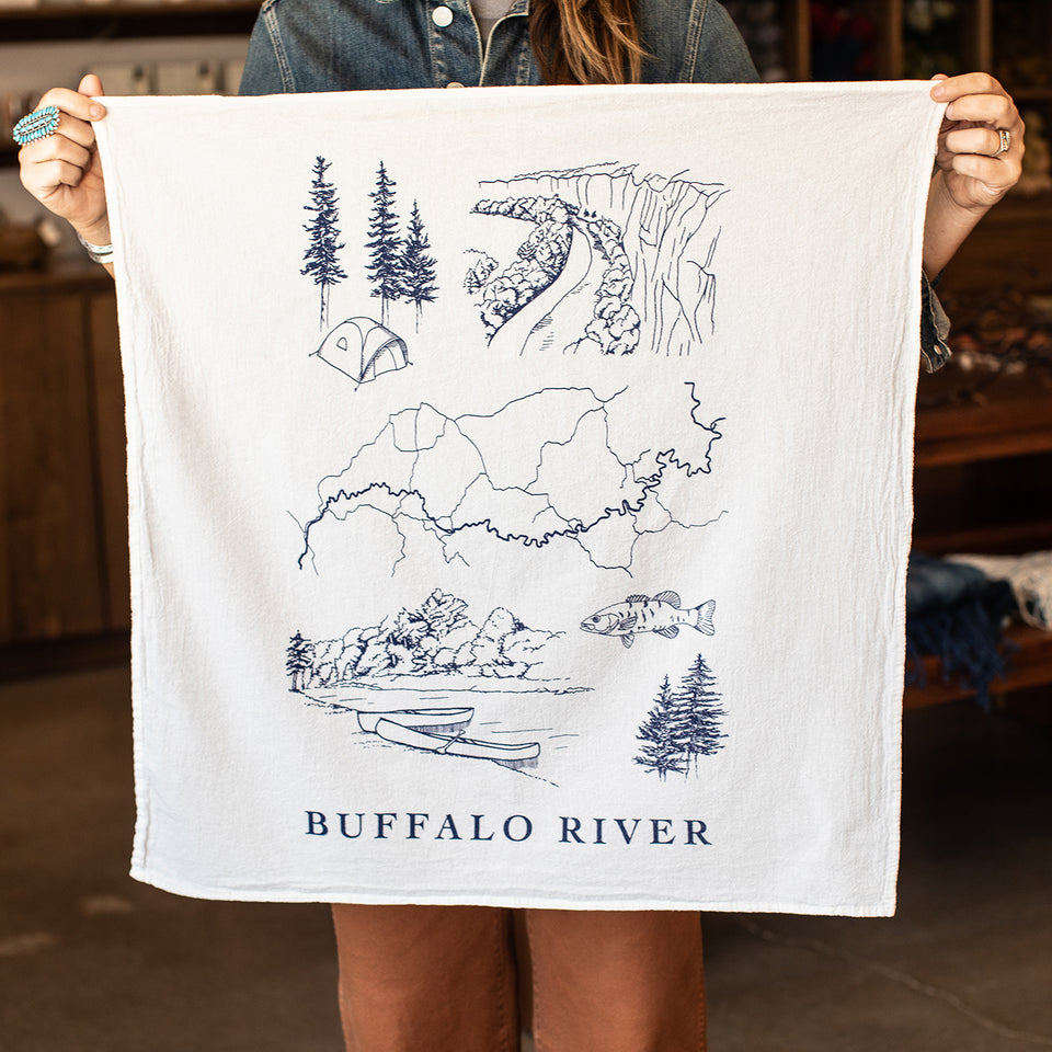 Buffalo River Tea Towel