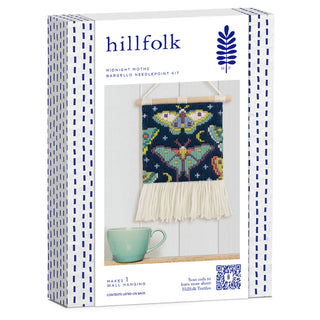 Midnight Moth Bargello Needlepoint Kit
