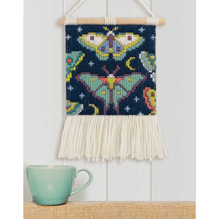 Midnight Moth Bargello Needlepoint Kit