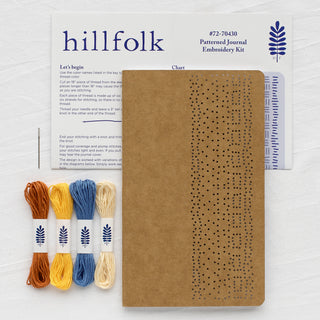 Patterned Journal Embroidery Kit