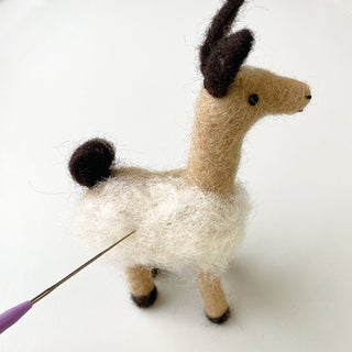 Woolly Llama Needle Felting Kit