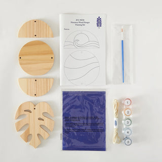 Wood Monstera Painting Kit