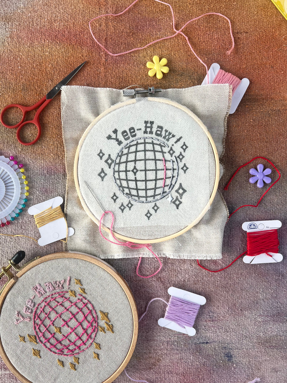 *1 SEAT LEFT* Neon Cowgirl Embroidery Workshop