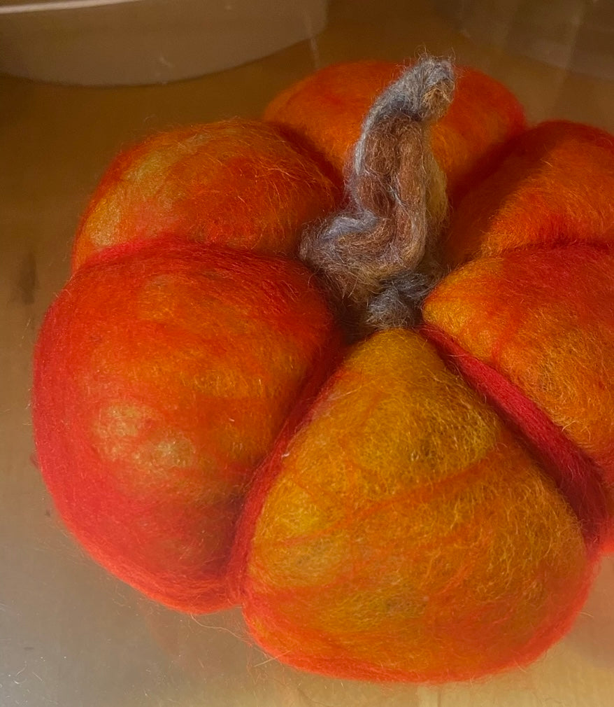 Oh My Gourd! Needle Felted Pumpkins