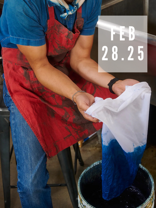 February Indigo Shibori Bandana Dyeing Workshop