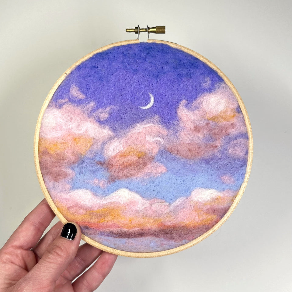 March Needle Felted Skyscapes with Dani Ives