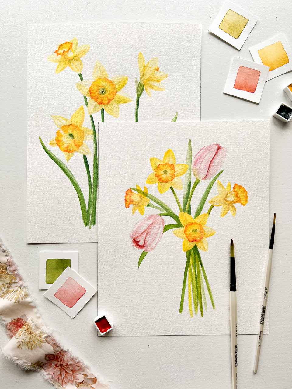 Spring Floral Watercolor Workshop