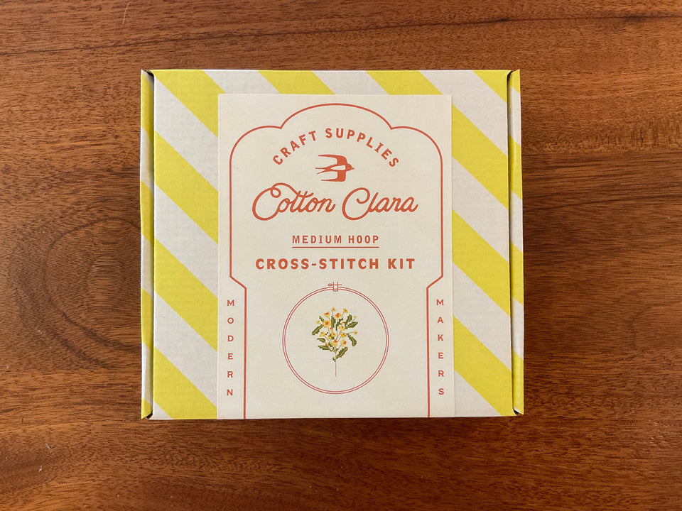 Cotton Clara Moonlit Daisy Cross Stitch Kit