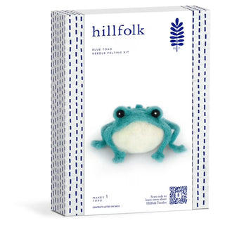 Blue Toad Needle Felt Kit