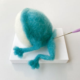 Blue Toad Needle Felt Kit