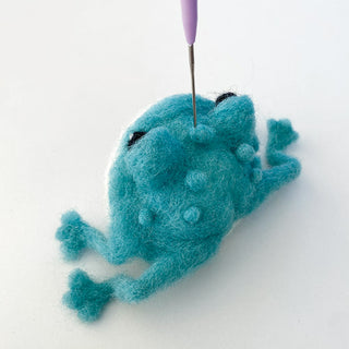 Blue Toad Needle Felt Kit