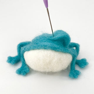 Blue Toad Needle Felt Kit