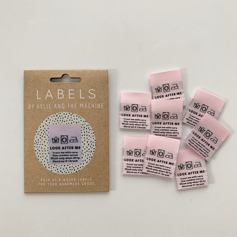 Look After Me - Woven Labels 8pk