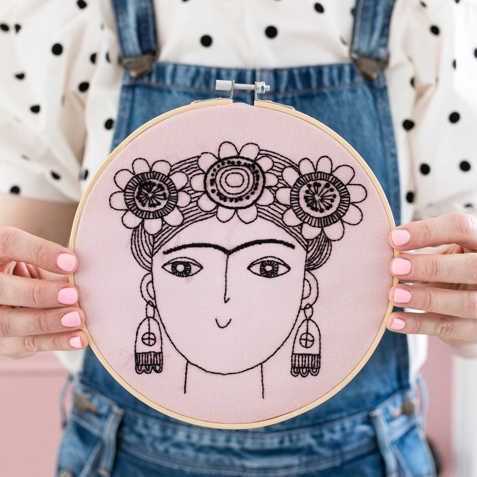 Jane Foster x Cotton Clara Frida Kahlo Embroidery Kit