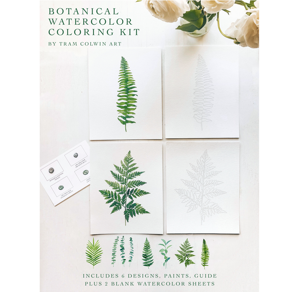 Botanical Watercolor Kit