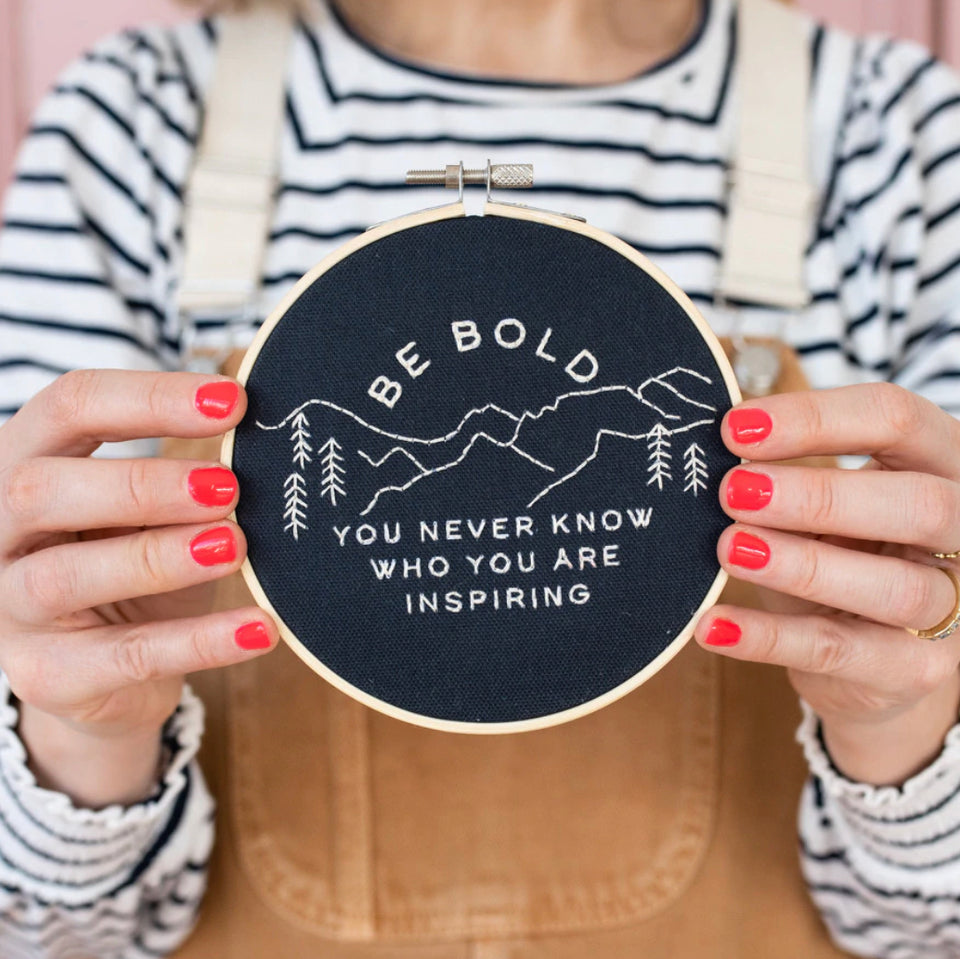 Be Bold Embroidery Kit