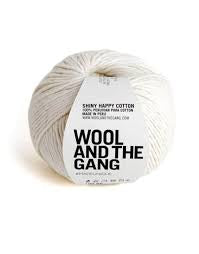 Wool and the Gang Shiny Happy Cotton - Ivory White